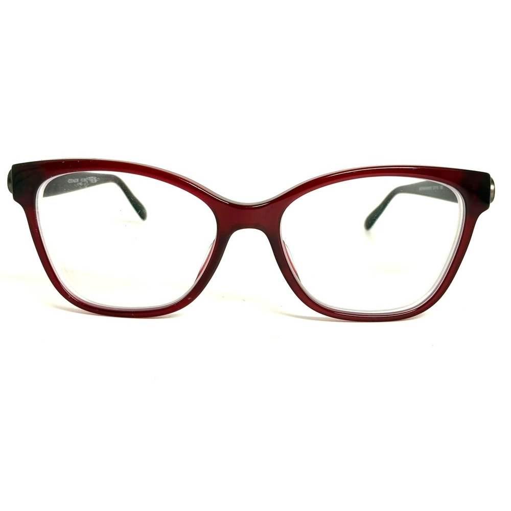 Coach HC 6246U Milky Burgundy Cat Eye Eyeglasses 53-16-140 Women Designer Frames